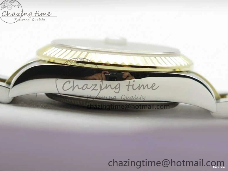 MiroTime 0203 WaterResistant Datejust 31mm 278273 SS YG BP Maker Best Edition Black Sticks Markers Dial on SS YG Oyster Bracelet 2718